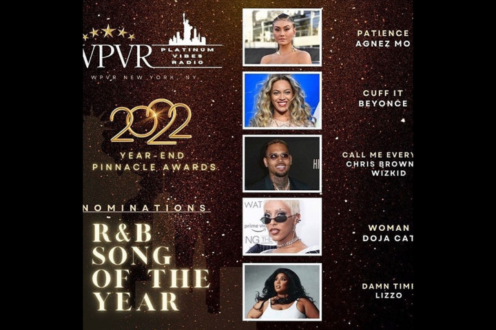 Sebelumnya, selain kategori artis solo terbaik dan lagu R&B terbaik tahun ini, Agnez Mo mendapatkan dua nominasi lain yaitu kategori artis R&B terbaik (best R&B artist) dan dan lagu terbaik tahun ini (song of the year).