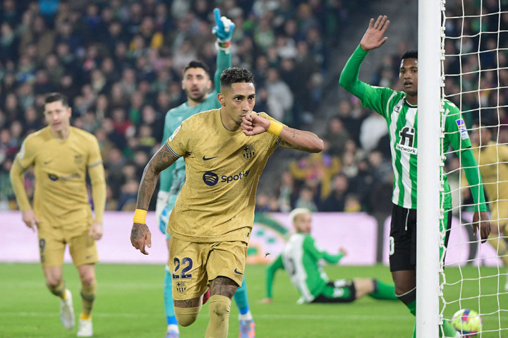 Setelah tidak ada gol yang tercipta di babak pertama, Barcelona akhirnya berhasil memecah kebuntuan pada menit ke-65. Tusukan Balde di sisi kiri diteruskan dengan umpan silang yang berhasil disambar oleh Raphinha dari jarak dekat. Kedudukan menjadi 1-0.