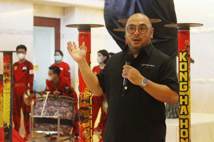 Mirdal menambahkan bahwa pertunjukan barongsai tersebut berbarengan dengan perayaan HUT ke-53 Media Indonesia. 