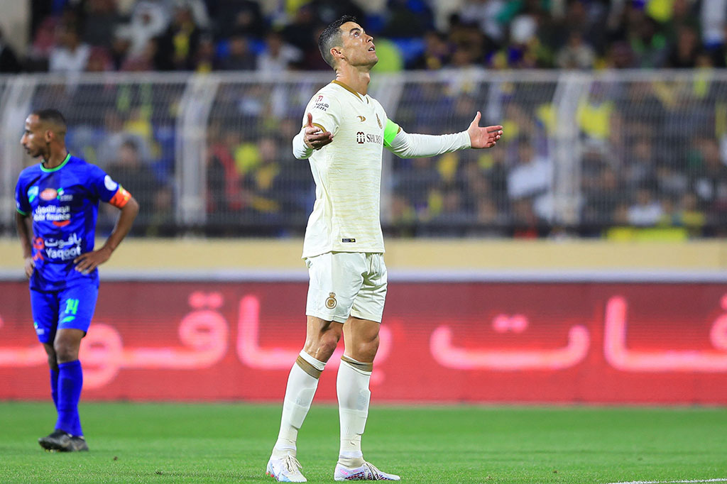 Ronaldo mengakhiri puasa golnya pada penampilan ketiganya untuk Al Nassr, setelah pada 22 Januari turut dimainkan ketika timnya menang 1-0 atas Ettifaq di ajang liga, dan saat Al Nassr kalah dari Al Ittihad di ajang Piala Super Saudi.