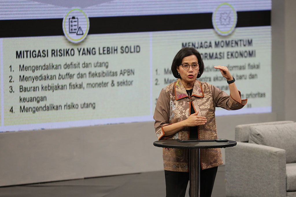 Menkeu Sri Mulyani menyatakan, kondisi utang Indonesia dipastikan dalam kondisi yang baik dan terukur. Hal itu dibuktikan dengan berbagai peringkat yang dikeluarkan oleh sejumlah lembaga pemeringkat utang dan investasi internasional.