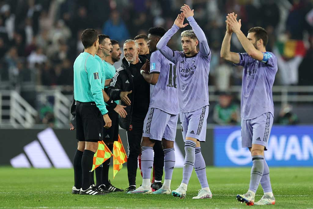 Real akhirnya mampu memperbesar keunggulan pada menit ke-92 lewt Rodrygo menyelesaikan umpan matang Daniel Ceballos.