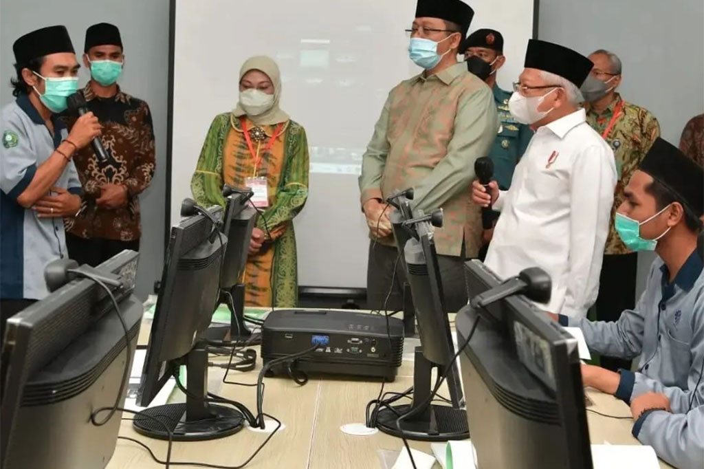 Pada kesempatan itu Wapres juga memberikan apresiasi kepada Kementerian Ketenagakerjaan (Kemnaker) atas selesaikannya pembangunan 3.757 BLKK periode 2017- 2022.