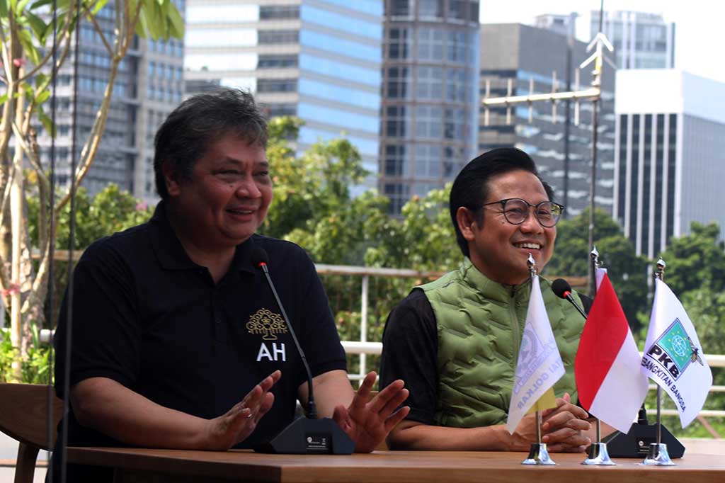 Airlangga usai pertemuan menyatakan pihaknya membuka peluang kerja sama politik dengan PKB menjelang Pemilu 2024. 