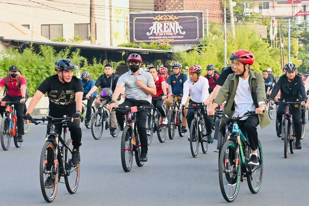 Presiden menuturkan dengan kecermatan mengisi beragam kegiatan dan event, titik-titik lokasi penataan akan menjadi tengaran Kota Medan sekaligus mendorong perubahan wilayah tersebut dalam 1-2 tahun terakhir.