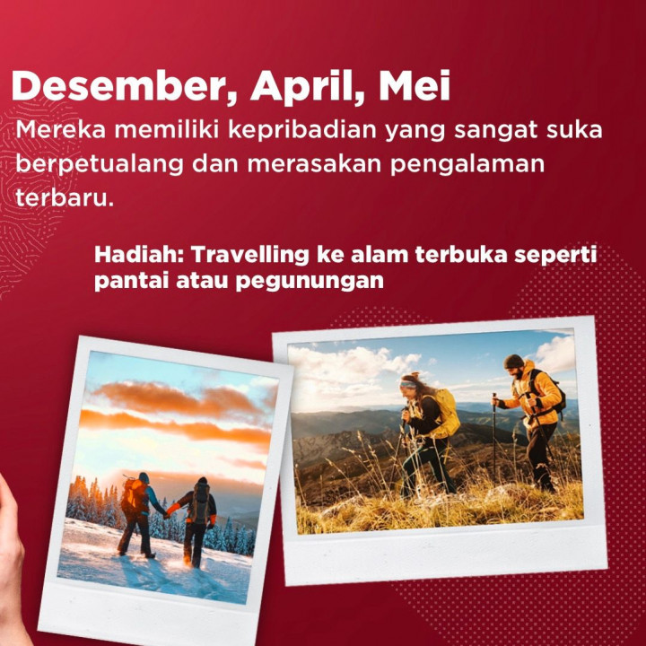 Rekomendasi Hadiah Valentine Berdasarkan Bulan Lahir