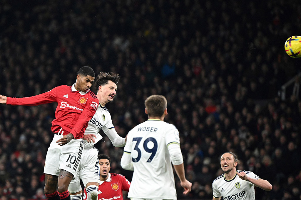 MU memecahkan kebuntuan pada menit ke-80 melalui sundulan Marcus Rashford menjadi gol. Tim tuan rumah tertinggal 0-1.