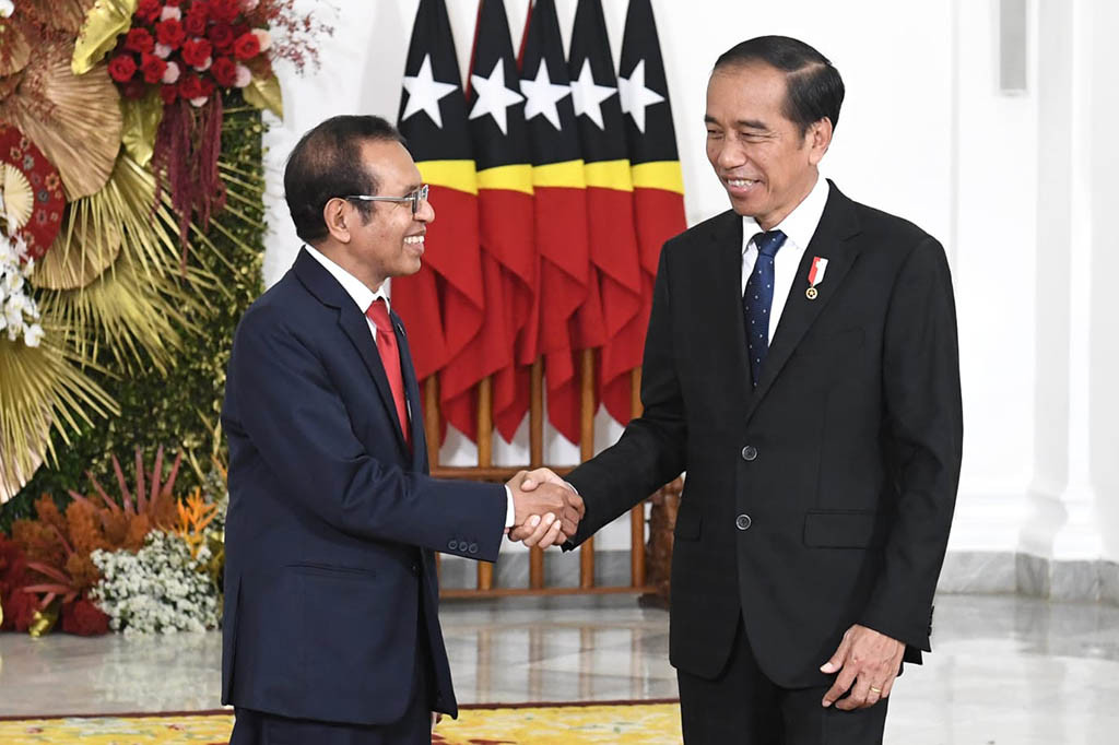 Presiden Joko Widodo menyampaikan komitmen Indonesia untuk melanjutkan kerja sama pembangunan dengan negara sahabat Timor Leste.