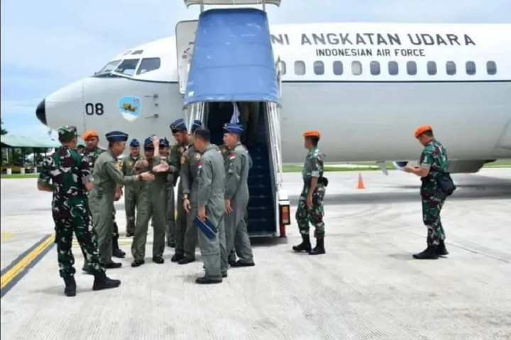 Seluruh crew tiba dengan selamat di Lanud Halim Perdanakusuma. Setelah menurunkan personel dan bantuan logistik di Bandara Adana Turki, Pesawat Boeing A-7308 tersebut langsung terbang kembali menuju tanah air dengan rute Adana - Abu Dhabi - Chennai - Lanud Sim - Lanud Halim Perdanakusuma, Jakarta.