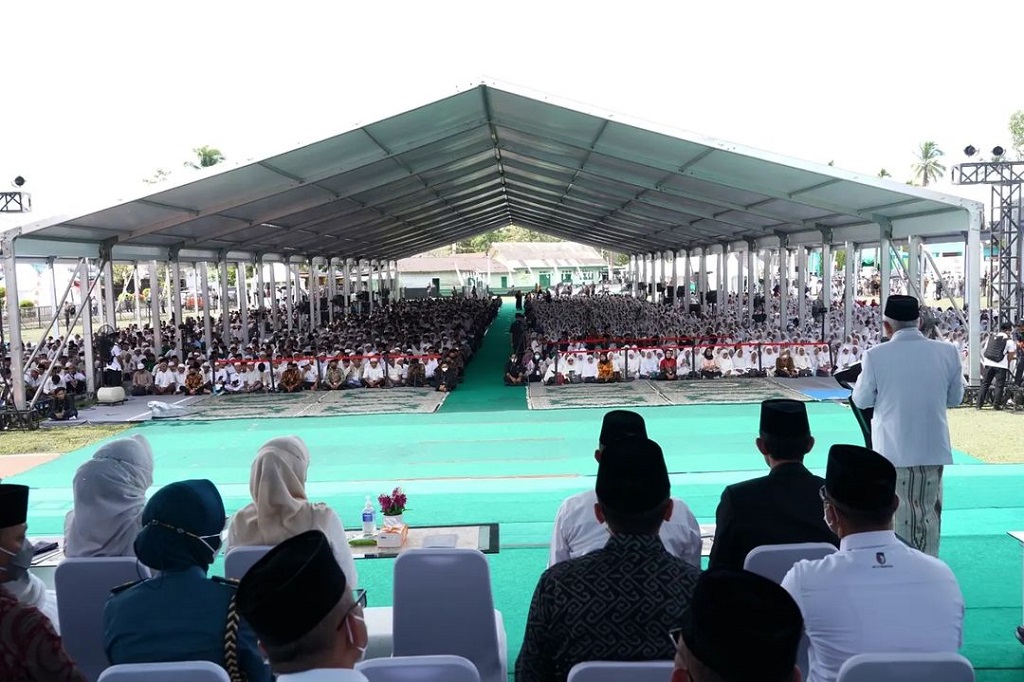 Pada kesempatan tersebut Wapres menegaskan bahwa ajaran Islam mengajarkan toleransi dan kerukunan antarsesama. Wapres pun meyakini hingga saat ini bangsa Indonesia mampu dan berhasil dalam menjaga kedamaian dalam bingkai toleransi dan kerukunan bangsa.