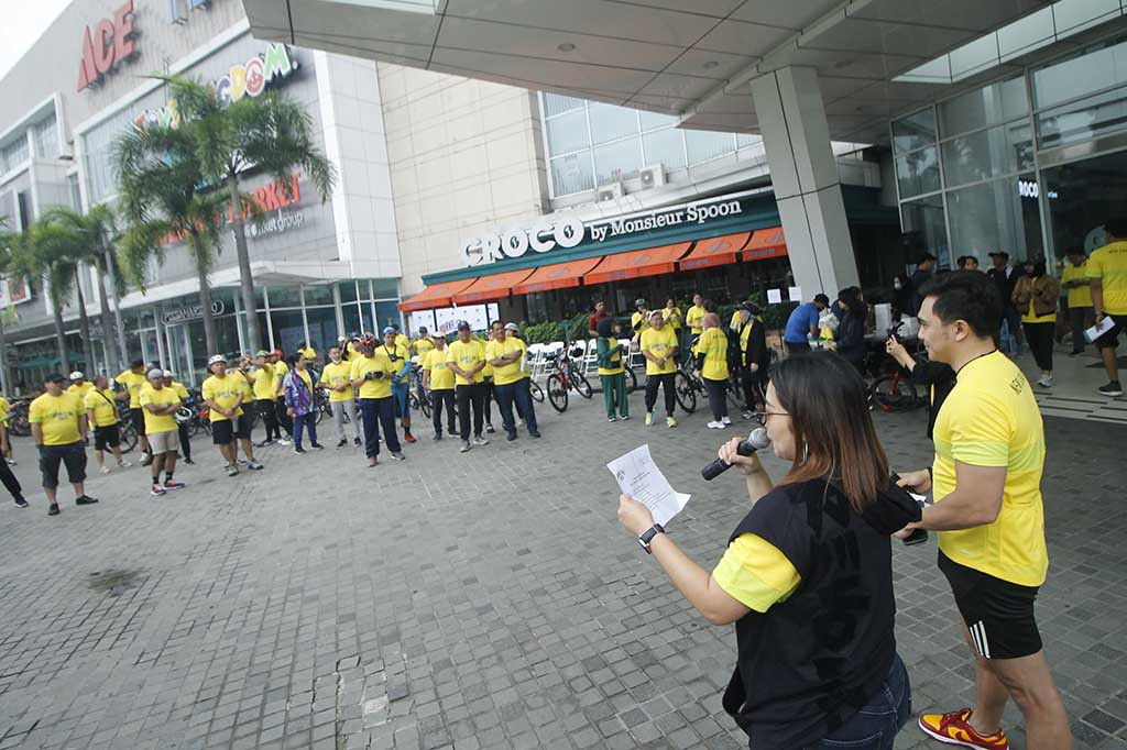 Dalam rangka Journalist Day 2023, Media Group Network (MGN) menggelar Jurnalis Cocapan (Gowes Ciptakan Harapan), di Living World Alam Sutera, Tangerang Selatan, Sabtu, 18 Februari 2023.
