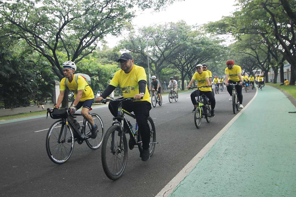 Jurnalis Gocapan kali ini mengambil rute mengelilingi kawasan Alam Sutera, dengan total jarak tempuh sekitar 11 kilometer, dan dalam waktu 45 menit.