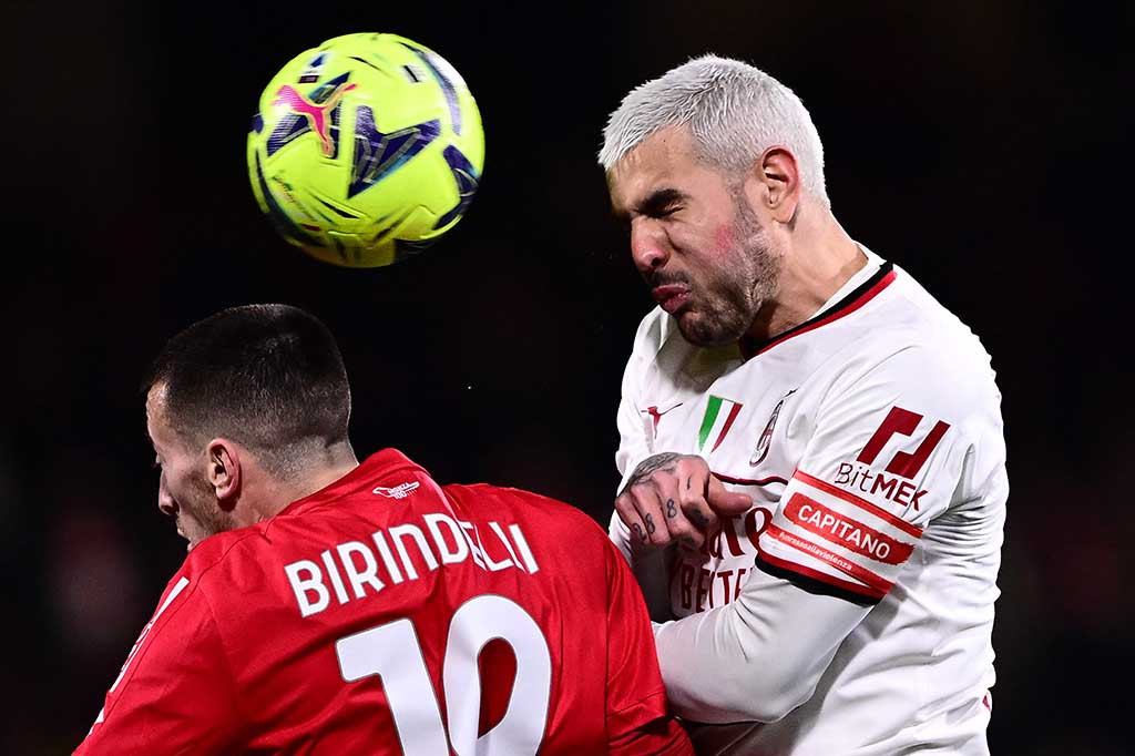 Setelah turun minum. Samuele Birindelli mendapat kartu kuning karena dianggap berpura-pura terjatuh, meski ia sempat bertubrukan dengan Theo Hernandez.