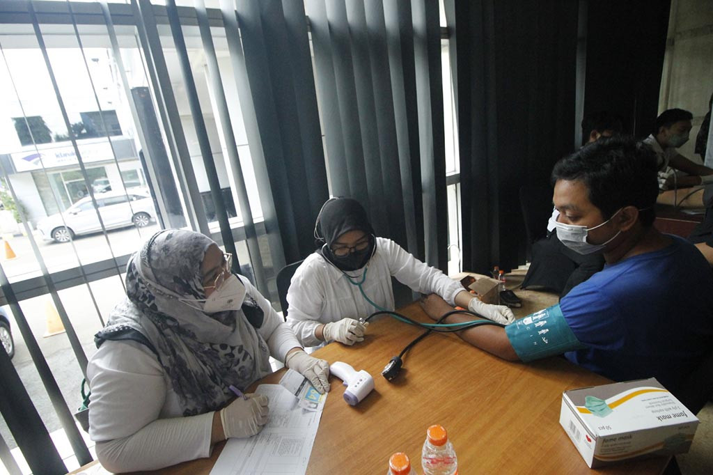 Head of News Convergence Project Media Group Netwrok (MGN), Nunung Setiyani mengungkapkan penyelenggaraan vaksinasi tersebut sangat penting bagi awak media terutama bagi yang bekerja di lapangan.