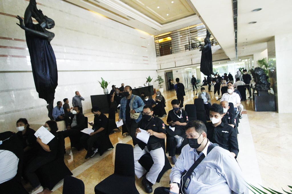 Vaksinasi tersebut digelar dalam rangka Journalist Day 2023 yang diselenggarakan pada hari ini hingga Selasa, 21 Februari 2023.