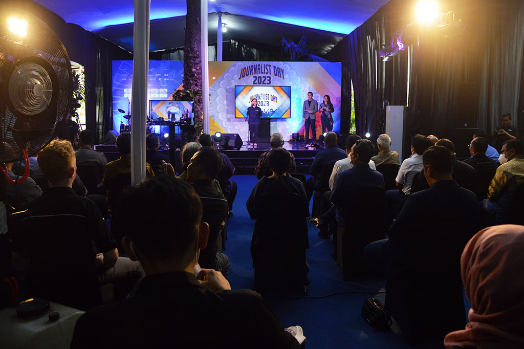  Media Group Network kembali menggelar rangkaian acara Journalist Day 2023 yaitu A Day With MGN di halaman lobby 3 Gedung Media Indonesia, Kedoya, Jakarta Barat, Senin, 20 Februari 2023.  Acara Tahunan tersebut digelar untuk mengapresiasi para Jurnalis di MGN ini. 