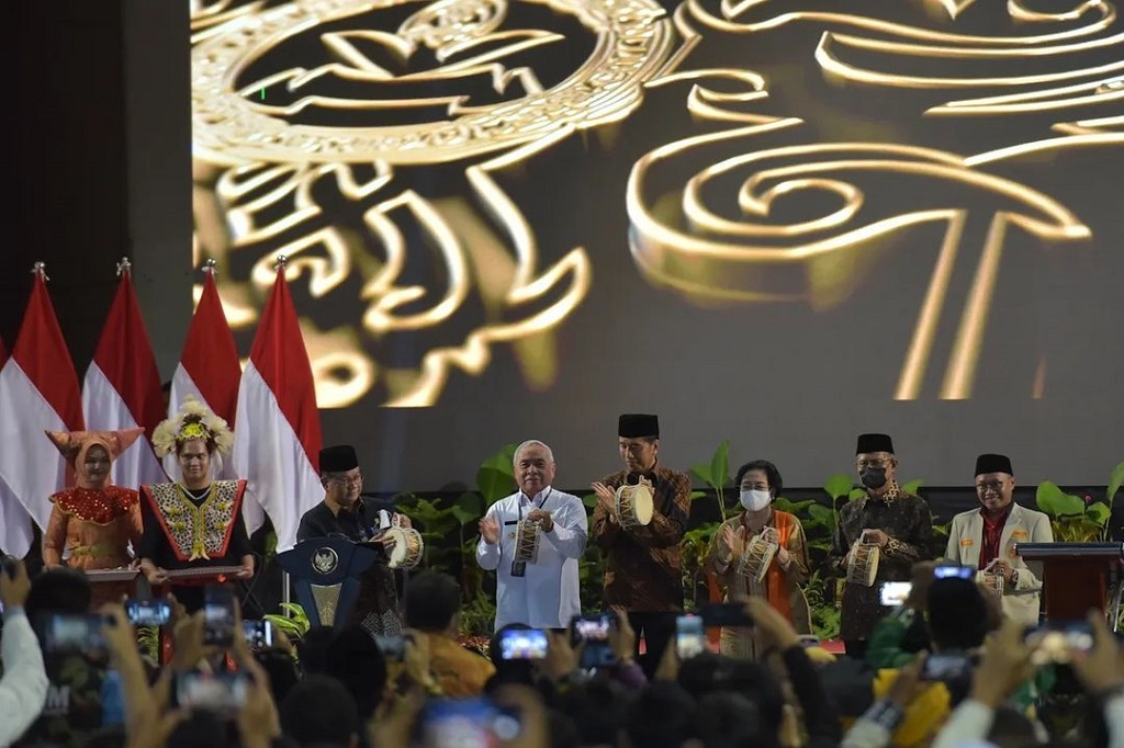 Turut hadir pada acara ini Presiden ke-5 Megawati Soekarnoputri, Sekretaris Kabinet Pramono Anung, Ketua Umum PP Muhammadiyah Haedar Nashir, Ketua Umum Pemuda Muhammadiyah Sunanto, dan Gubernur Kalimantan Timur Isran Noor.