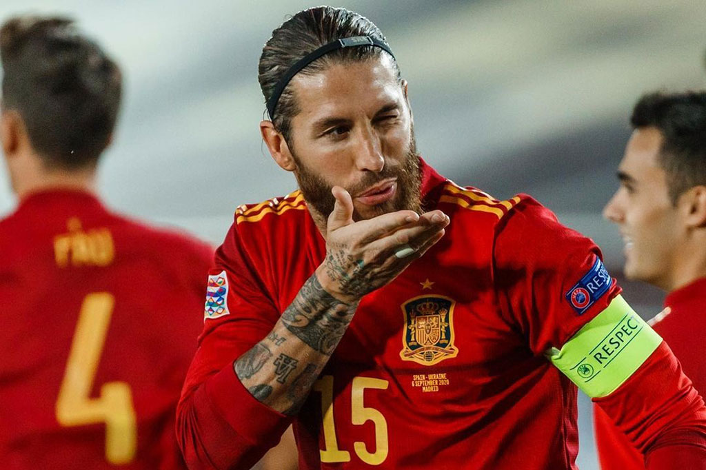 Ramos adalah pemain dengan penampilan terbanyak sepanjang sejarah timnas Spanyol dengan 180 kali. Dia telah memenangi Piala Dunia 2010 dan Piala Eropa (Euro) 2008 dan 2012 bersama La Roja, tetapi terakhir kali bermain untuk Spanyol pada Maret 2021.