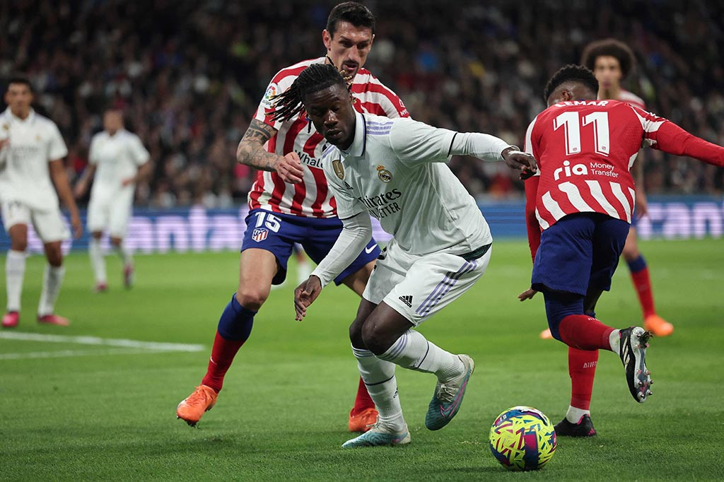 Pertandingan lantas berlangsung semakin panas ketika Correa berseteru dengan Antonio Rudiger, saat bek Jerman itu menjatuhkan dirinya. Correa yang kemudian kedapatan menghantam Rudiger, lantas diganjar kartu merah oleh wasit Jesus Gil Manzano.