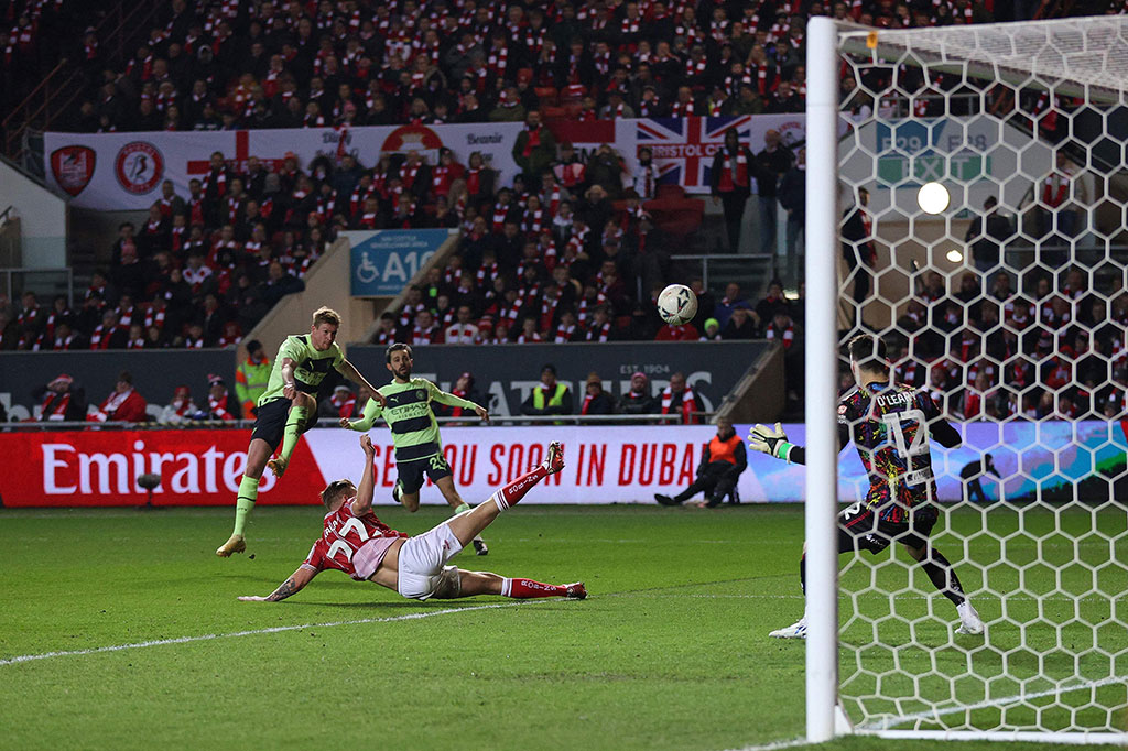 The Citizens mencetak gol ketiga pada menit ke-81. Kali ini giliran Kevin De Bruyne yang menjebol gawang Bristol kawalan Max O'Leary lewat tendangan jarak jauh. Skor 3-0 bertahan hingga pertandingan usai.