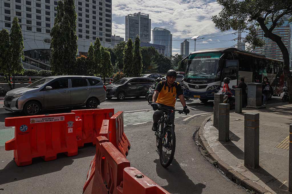 CFD dilakukan mulai hari ini, Jumat, 3 Maret 2023 sejak sekitar pukul 07.00 WIB, akses masuk menuju Polda Metro Jaya tetap ditutup sehingga menyebabkan kemacetan di sekitar wilayah tersebut.