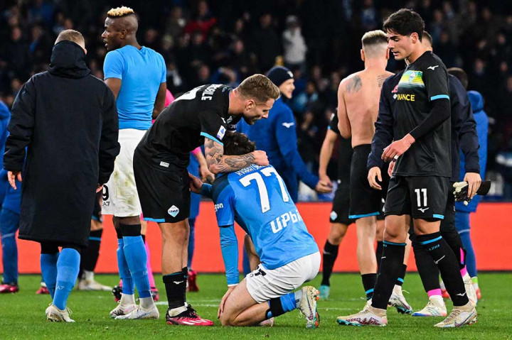 Kekalahan ini tidak mengubah posisi Napoli yang masih kuat di puncak klasemen dengan 65 poin, terpaut 17 poin dari Lazio di tempat kedua, demikian catatan laman resmi Serie A.
