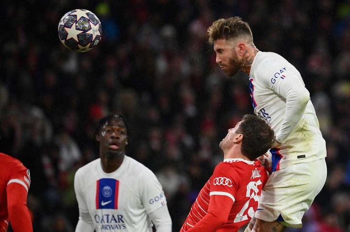 Bek tengah PSG Sergio Ramos memiliki peluang untuk menyamakan kedudukan dua menit kemudian, tetapi sundulannya berhasil digagalkan oleh Sommer.