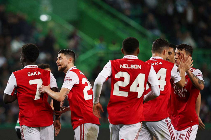 Skuat asuhan Mikel Arteta berhasil menyamakan kedudukan pada menit ke-61. Granit Xhaka mencoba mengirim umpan terobosan ke Martinelli, tetapi bola justru membentur Morita sebelum masuk ke gawang sendiri. 