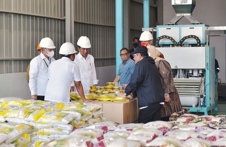 Oleh karena itu, Presiden meminta Dirut Perum Bulog agar menyerap gabah yang ada di petani sebanyak-banyaknya dengan harga gabah kering panen (GKP) akan ditentukan oleh Kepala Bapanas.