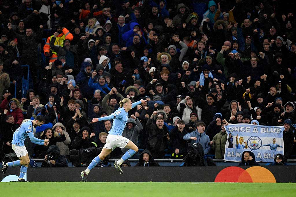 Dua menit kemudian, The Citizens menggandakan keunggulan mereka menjadi 2-0. Ditekan oleh Haaland, Blaswich membuang bola ke tengah yang kemudian jatuh ke kaki Kevin de Bruyne De Bruyne kemudian melepaskan tendangan yang membentur gawang sebelum disambar Haaland dengan sundulannya menjadi gol.