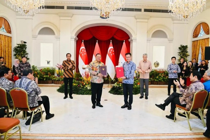 Selanjutnya, Presiden menyambut baik kerja sama antara pemerintah Indonesia dan Singapura dalam bidang digital serta pengembangan sumber daya manusia (SDM) dalam bidang teknologi informasi.