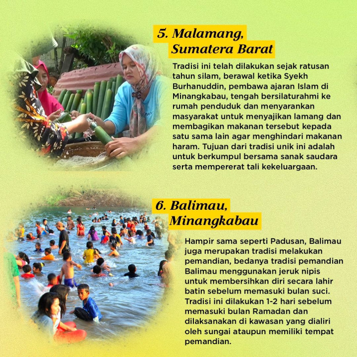 8 Tradisi Unik Masyarakat Indonesia Jelang Ramadan