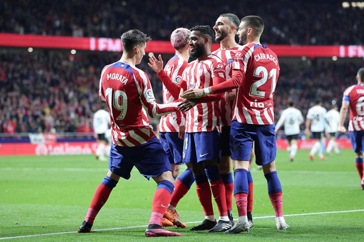 Atletico Madrid mencetak gol ketiga mereka pada menit ke-67 melalui sundulan Thomas Lemar di kotak penalti setelah memanfaatkan umpan Alvaro Morata. Valencia tertinggal 0-3.