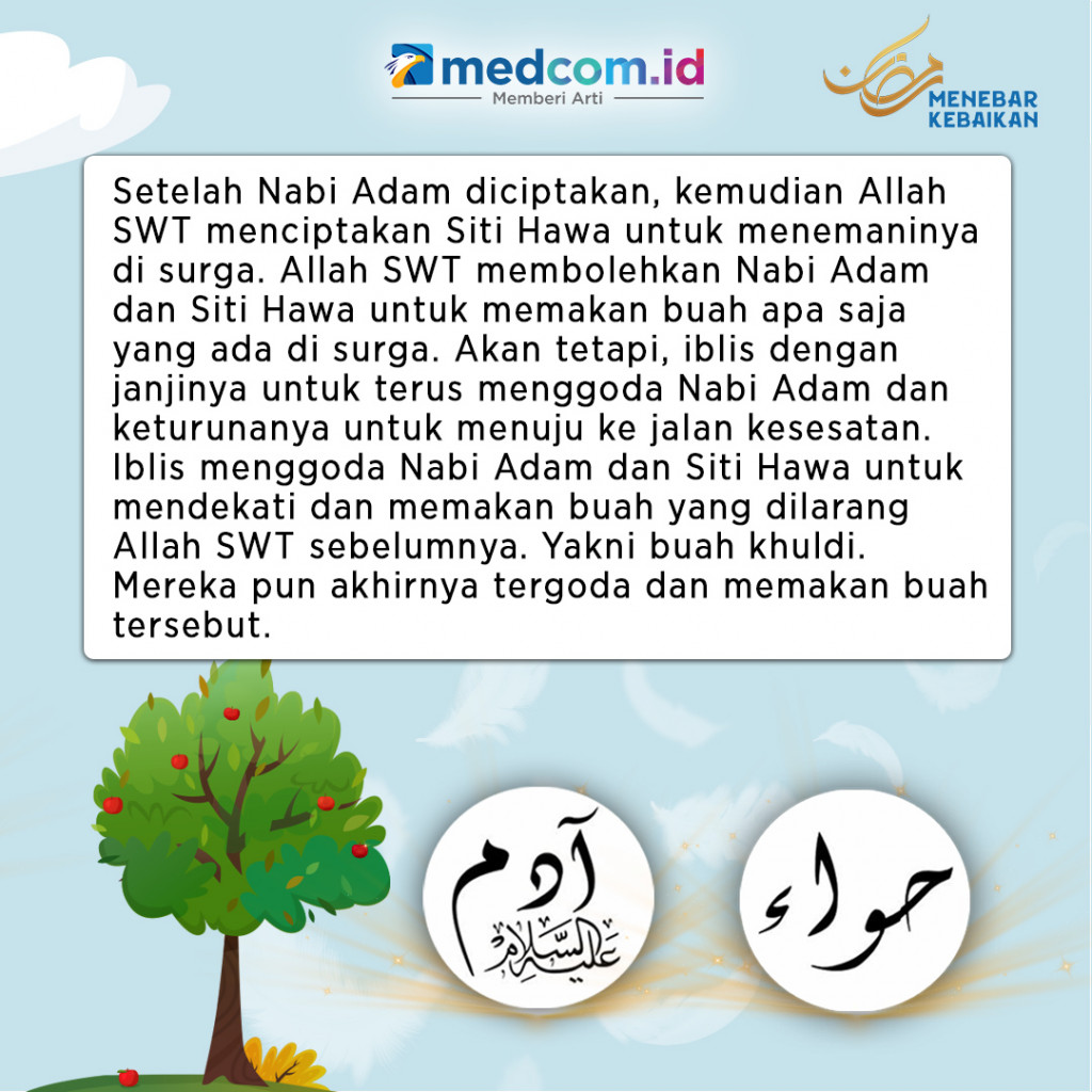 Kisah Nabi Adam AS Diturunkan ke Bumi
