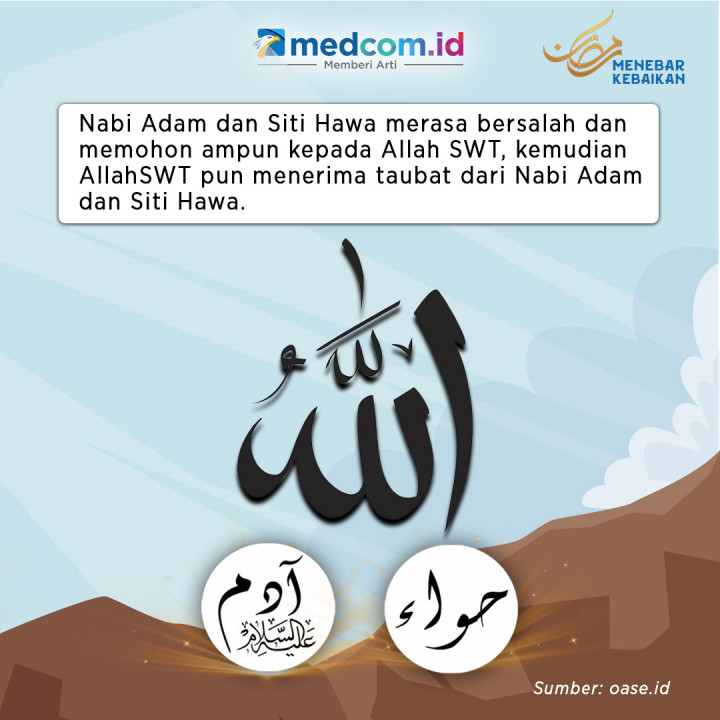 Kisah Nabi Adam AS Diturunkan ke Bumi