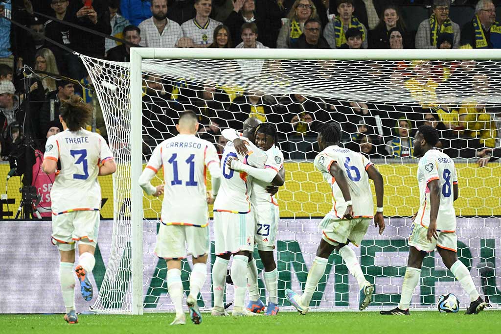 Belgia justru menambah keunggulan mereka pada menit ke-83. Lukaku lagi-lagi mencetak gol ke gawang Olsen. Berawal dari aksi Luis Openda di sisi kanan. Dia kemudian mengoper bola ke Lukaku yang dituntaskan menjadi menjadi gol. 