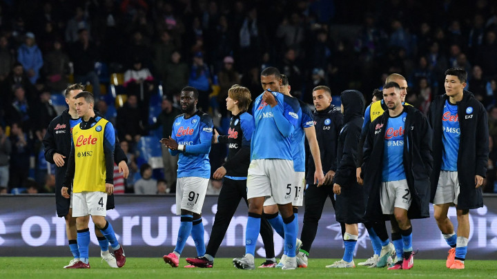 Hasil ini membuat Napoli tertahan di 71 poin dari 28 pertandingan, sementara AC Milan naik ke peringkat tiga dengan torehan 51 poin, demikian catatan laman resmi Serie A.