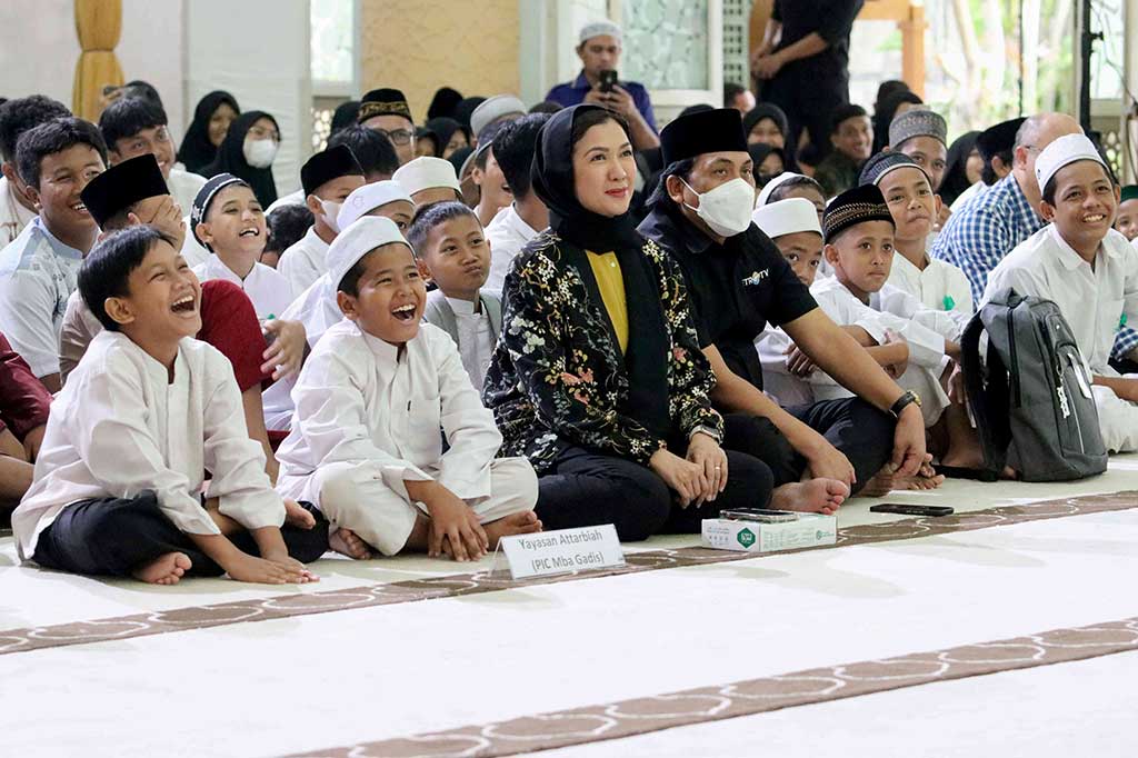 Fifi menyebut acara Iftar Ramadan diharapkan dapat membagikan kebahagiaan bagi anak-anak yatim yang dibina oleh Masjid NDP. 
