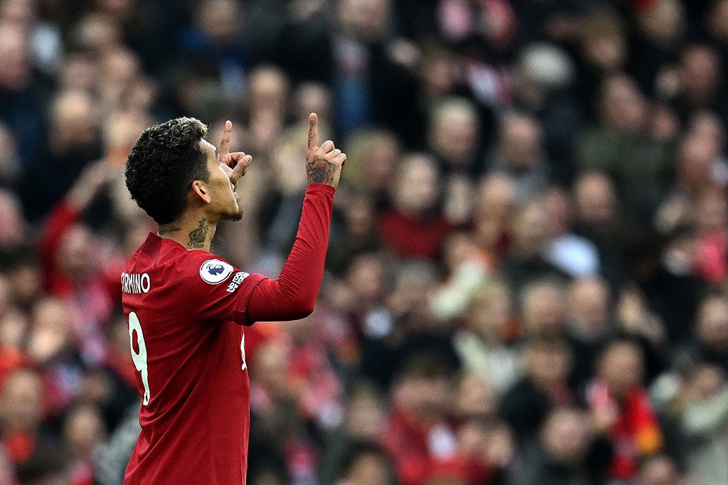 Gol dari Roberto Firmino menjelang berakhirnya babak kedua menyelamatkan Liverpool dari kekalahan atas Arsenal pada pekan ke-30 Liga Inggris di Stadion Anfield, Liverpool, Minggu, 9 April 2023 petang waktu setempat.