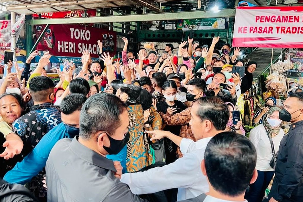 Dalam beberapa pekan terakhir terutama menjelang dan saat Ramadan, Jokowi gencar meninjau langsung harga-harga bahan pokok di pasar saat kunjungan kerja ke berbagai provinsi. 