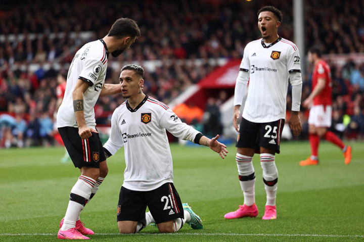 MU nyaris menggandakan keunggulan di masa injury time lewat sundulan Bruno Fernandes dari jarak dekat setelah menyambut umpan silang Christian Eriksen. Babak pertama berakhir dengan skor 1-0.