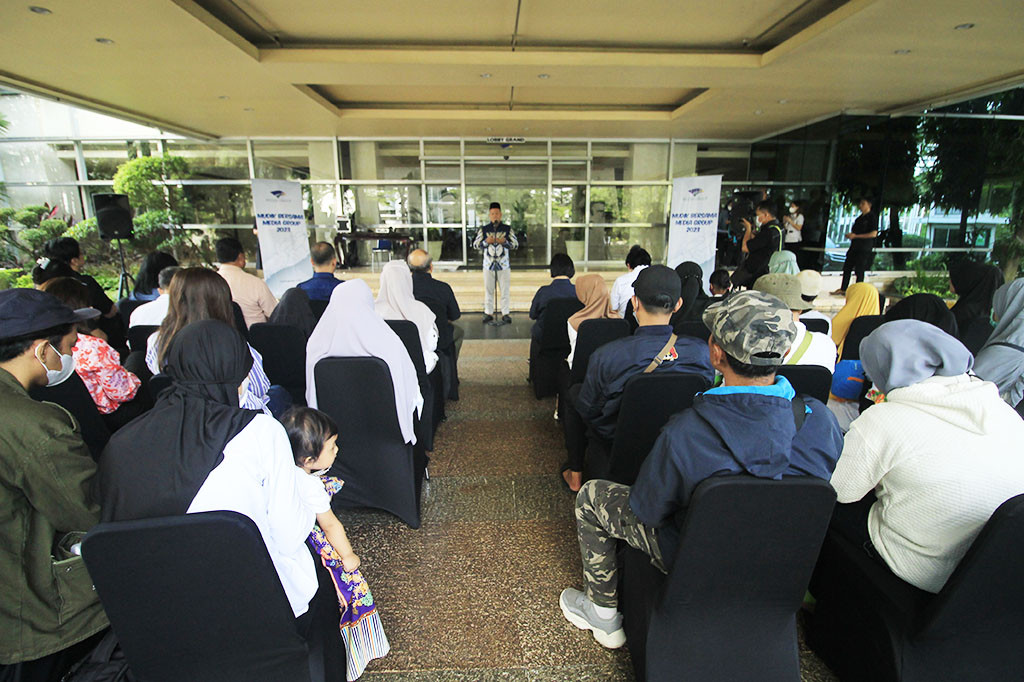 Media Group kembali menyelenggarakan mudik bersama untuk karyawan beserta keluarga yang diberangkatkan pada, Kamis, 20 April 2023 pagi. 