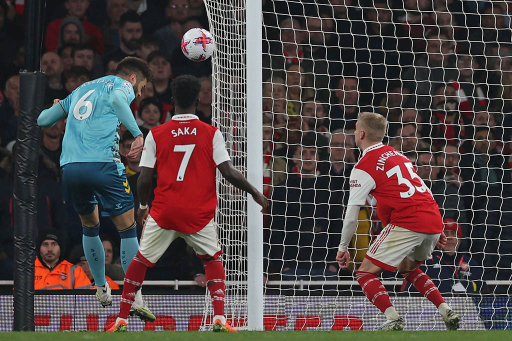 Selanjutnya pada babak kedua Southampton mampu menambah keunggulan pada menit ke-66 ketika bek Duje Caleta-Car membobol gawang dari Arsenal setelah memanfaatkan umpan dari Armel Bella-Kotchap sehingga skor berubah menjadi 3-1