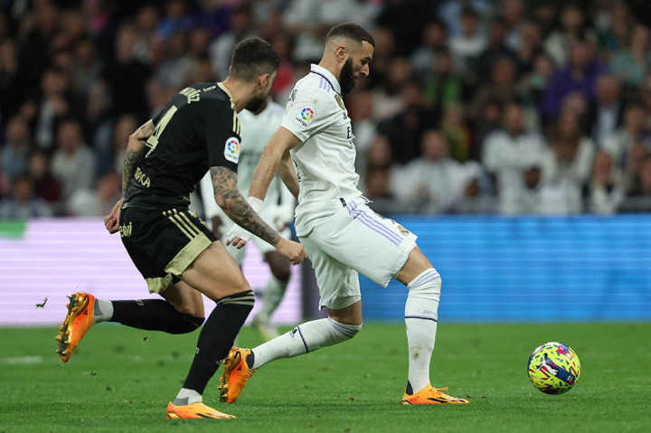 Real Madrid mencatatkan kemenangan dengan skor 2-0 atas Celta Vigo dalam pertandingan pekan ke-30 Liga Spanyol di Stadion Santiago Bernabeu, Madrid, Sabtu, 22 April 2023 malam waktu setempat.