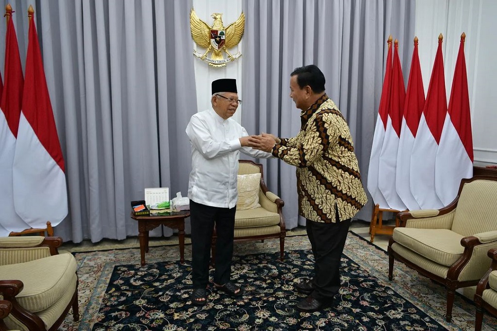 Pertemuan itu berlangsung sekitar 30 menit dan ditutup dengan sesi foto bersama. Pada malam harinya, Wapres Ma'ruf juga menerima kunjungan Dudung Abdurachman yang ditemani istrinya, Rahma Setyaningsih, untuk silaturahmi Idulfitri 1444 H.