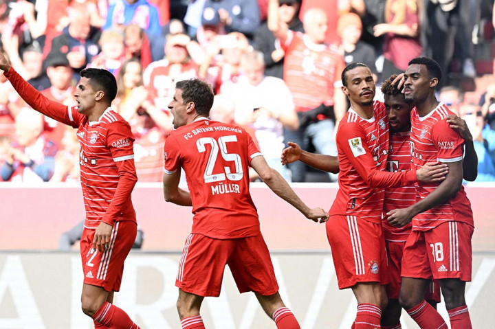 Berselang 10 menit, Bayern berhasil menambah keunggulan menjadi 2-0 setelah Kimmich kembali mengirimkan umpan yang dapaSelanjutnya Bayern Muenchen akan bertandang ke markas Werder Bremen pada pekan ke-31 Liga Jerman, Sabtu, 6 Mei 2023, sedangkan Hertha Berlin akan menjamu Vfb Stuttgartt dikonversikan menjadi gol oleh Coman.