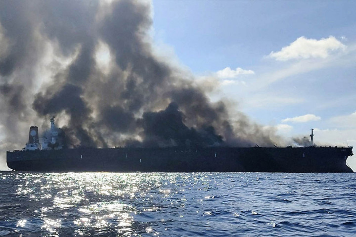 Otoritas Singapura mengidentifikasi kapal itu sebagai MT Pablo.