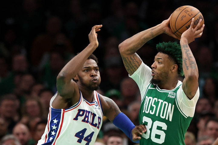 Bahkan, para pemain Celtics bisa menahan kandidat MVP NBA Joel Embiid yang cuma mampu mencetak 15 poin sepanjang laga. Tobias Harris menjadi pencetak skor tertinggi bagi 76ers yang cuma 16 poin.