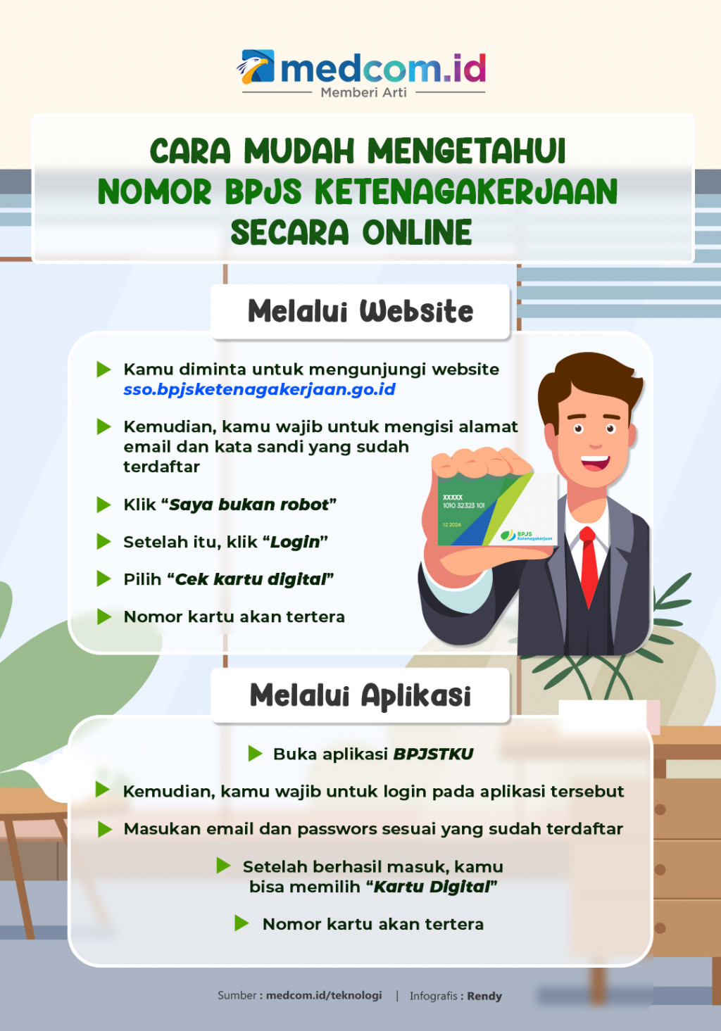 Cara Mudah Mengetahui Nomor BPJS Ketenagakerjaan secara Online