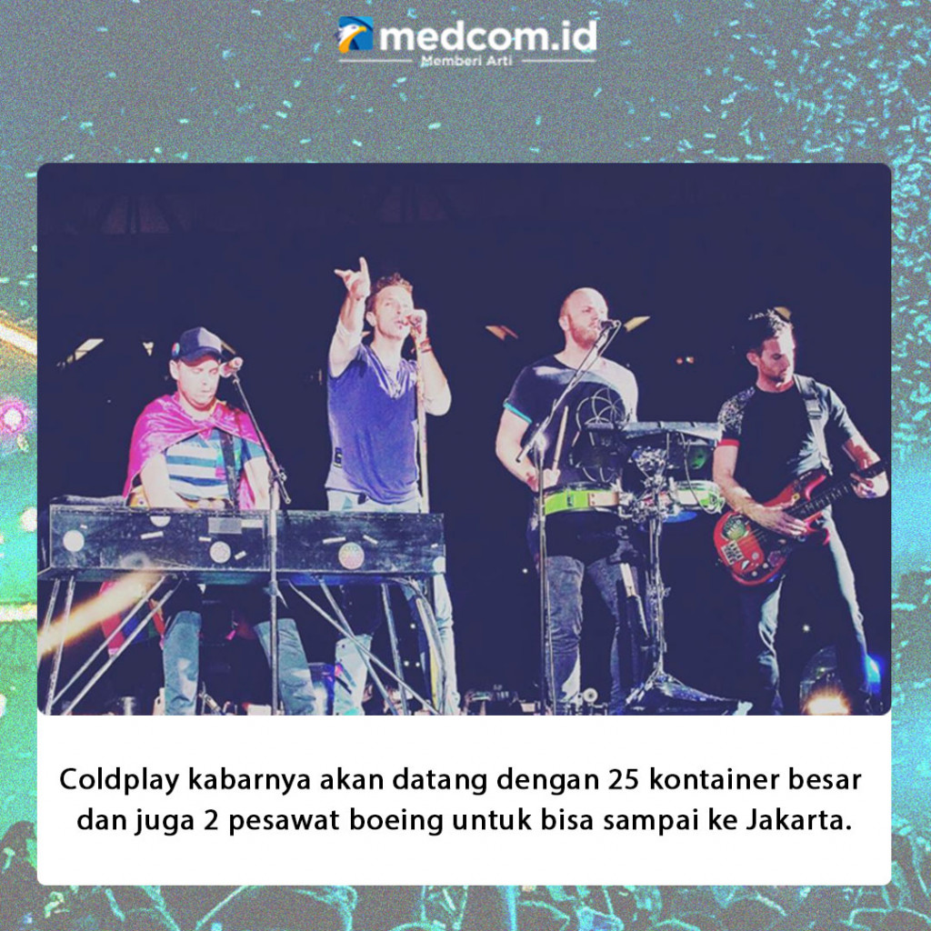 Fakta Menarik Konser Coldplay di Jakarta